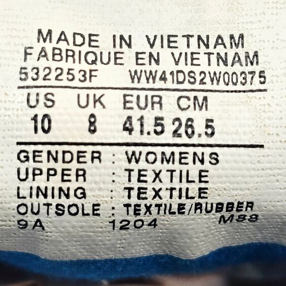 Converse Chuck Navy Blue Rainbow Chevron Laces Low Top Sneaker Shoe Womens 10 - Picture 8 of 9